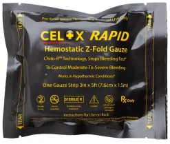 Celox Rapid 150 cm Z-Fold hemostaattiside