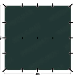 DD Hammocks 4x4 Tarp laavukangas