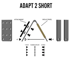 Guardian Warrior Solutions Adapt 2 Short kiinnike