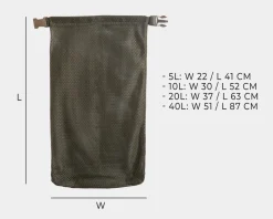 Savotta Rolltop Mesh verkkopussi