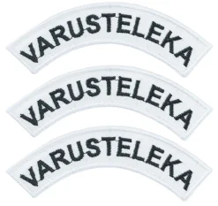 Varusteleka Kaarimerkki omalla tekstillä, 3-Pack