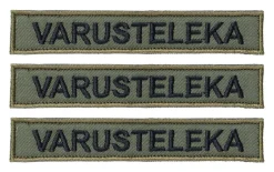 Varusteleka M05 nimilappu omalla tekstillä, 3-Pack