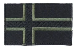 Varusteleka Norjan hihalippu, 77 x 47 mm