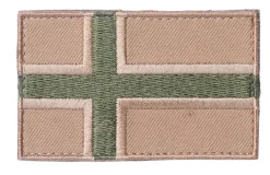 Varusteleka Norjan hihalippu, 77 x 47 mm