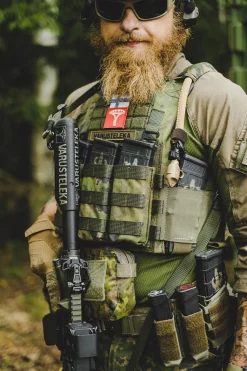 Varusteleka PC18 Plate Carrier, elastinen lipastasku-cummerbund